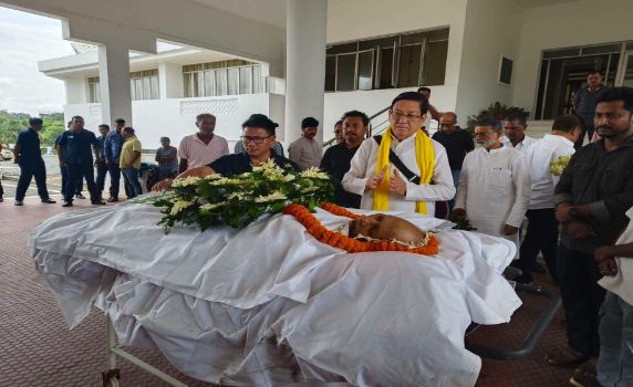 Former Congress MLA of Tripura Tapas Dey passes away.
